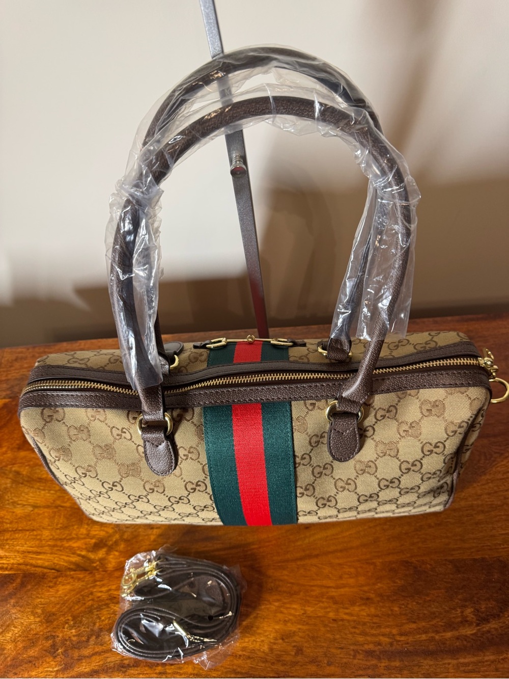 Canvas Top-Handle Shoulder Bag. No Brand. - Picture 4 of 8
